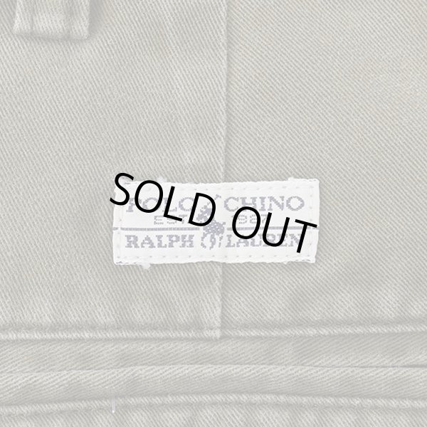 画像3: 90's Polo Ralph Lauren 2タック チノショーツ "TYLER SHORT / OLIVE" (3)