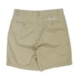 画像2: 00's Polo Ralph Lauren ノータック チノショーツ "BEIGE" (2)