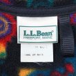 画像2: 90's L.L.Bean スナップT型 総柄フリースジャケット "MADE IN USA" (2)