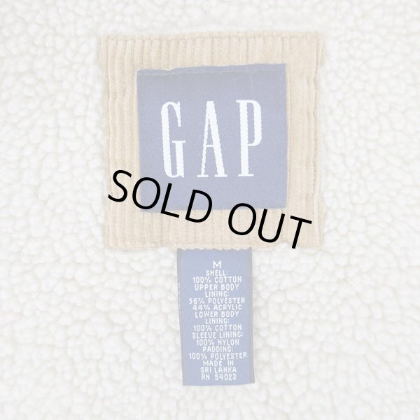 画像3: 00's OLD GAP ボアライナー コーデュロイジャケット (3)