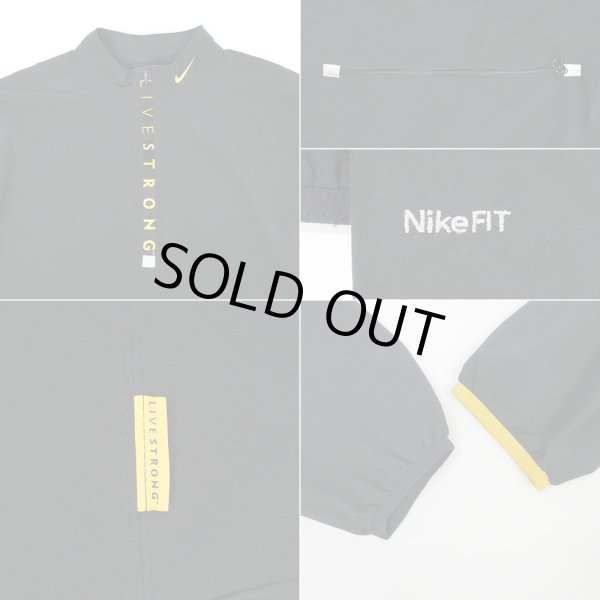 画像4: 00's NIKE × LIVESTRONG ハーフジップ プルオーバージャケット (4)