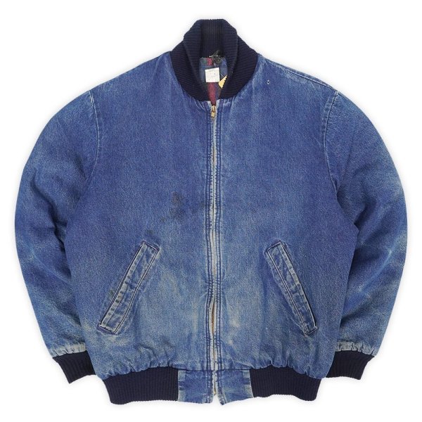 画像1: 80's OSHKOSH ブランケットライナー デニムワークジャケット "MADE IN USA" (1)