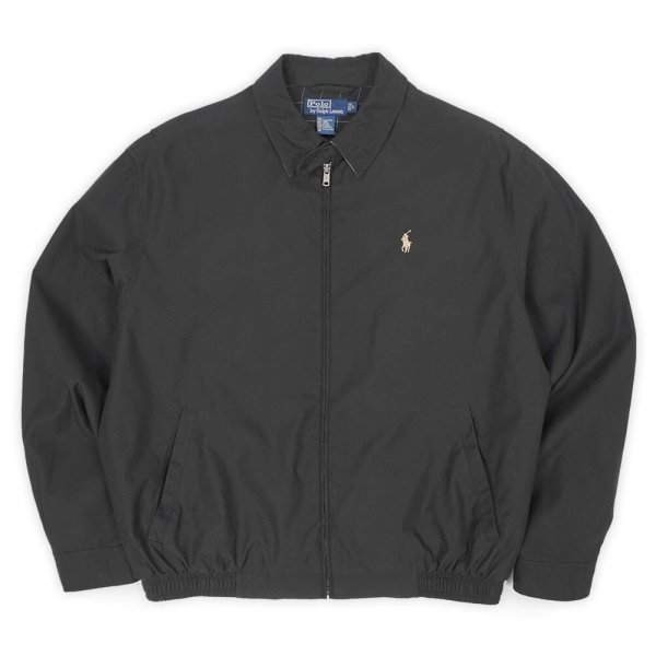 画像1: 90's Polo Ralph Lauren スウィングトップ "BLACK" (1)