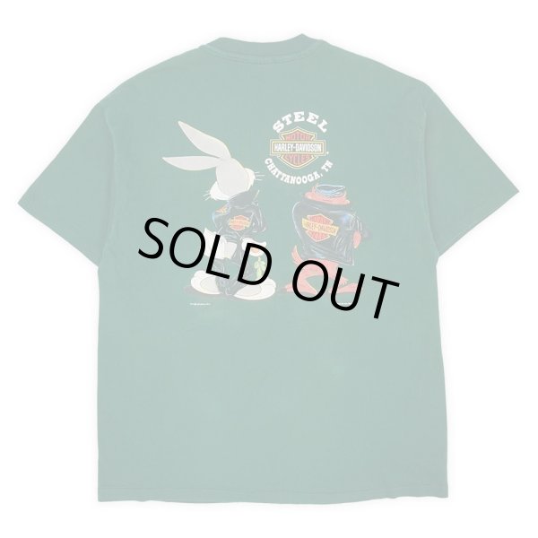 画像2: 90's HARLEY DAVIDSON × LOONEY TUNES 両面プリントTシャツ "MADE IN USA" (2)