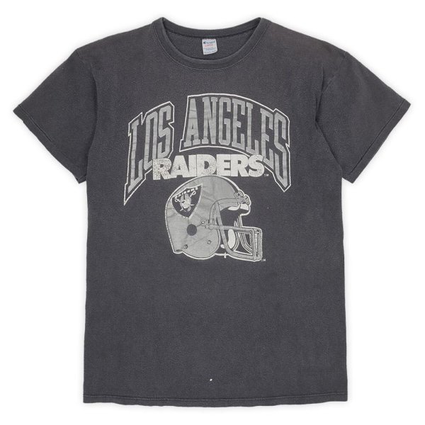 画像1: 80's LOS ANGELS RAIDERS プリントTシャツ "Champion Body / MADE IN USA" (1)