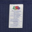 画像2: 00's Fruit of the loom ヘンリーネック サーマル カットソー "Navy / DEADSTOCK" (2)