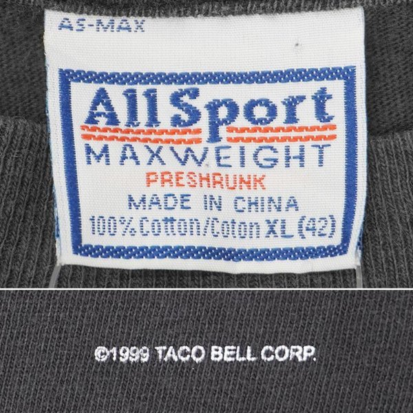 画像2: Late 90's TACO BELL プリントTシャツ "All Sport body" (2)