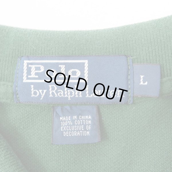画像2: 90's Polo Ralph Lauren ポロシャツ "Green" (2)