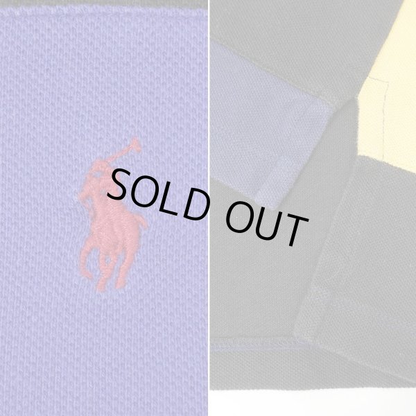 画像3: 90's Polo Ralph Lauren パッチワークポロシャツ (3)