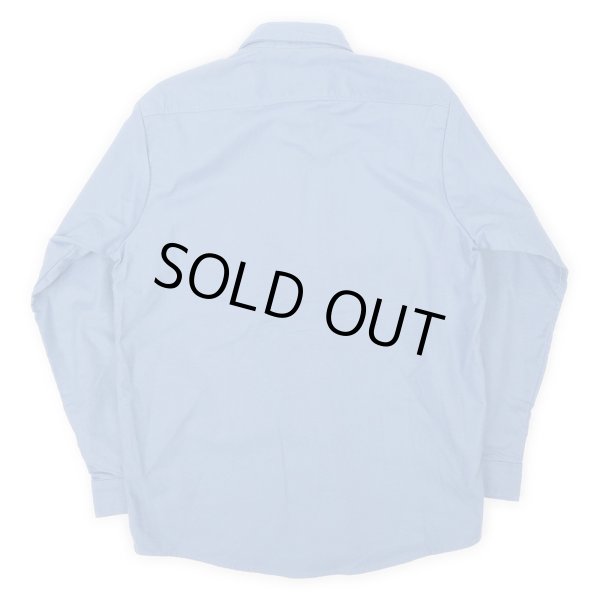 画像2: 90's FIVE BROTHER シャモアクロス ワークシャツ “BLUE / DEADSTOCK” (2)