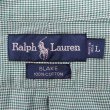 画像3: 90's Ralph Lauren ボタンダウンシャツ “BLAKE / 千鳥格子柄 / GREEN” (3)