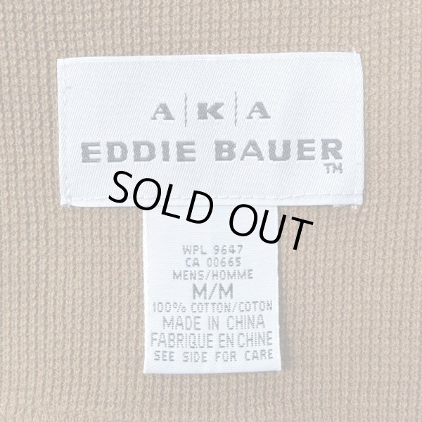 画像2: 90's AKA Eddie Bauer コットンピケ ボタンダウンシャツ (2)