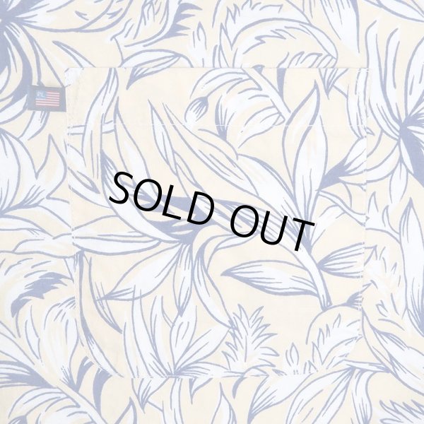 画像5: 90's POLO JEANS S/S 総柄 オープンカラーシャツ (5)