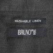 画像2: 00's BRUNO S/S オープンカラーシャツ "LINEN / BLACK" (2)