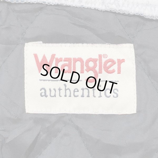 画像2: 90's Wrangler キルティングライナー フーディーネルシャツ “Blue Plaid” (2)