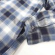 画像4: 90's Wrangler キルティングライナー フーディーネルシャツ “Blue Plaid” (4)