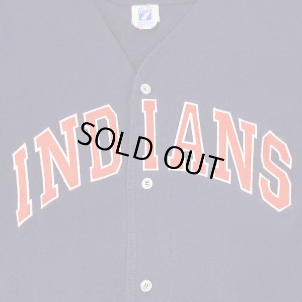 画像2: 80's CLEVELAND INDIANS ベースボールシャツ "MADE IN USA" (2)