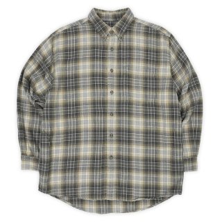 最 安値 価格Fashion - Anachronorm オンブレチェック柄ネルシャツ