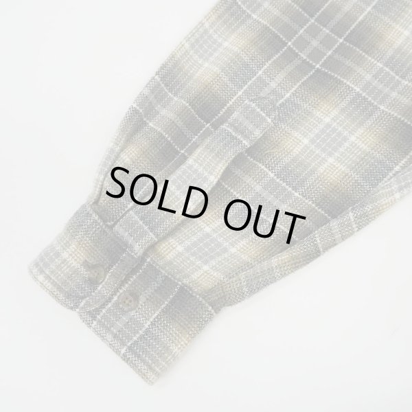 画像4: 90's EMS オンブレチェック柄 ボタンダウンシャツ (4)