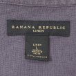 画像2: 00's Banana Republic S/S レギュラーカラー リネンシャツ (2)