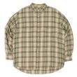 画像1: 90's J.CREW オンブレチェック柄 レーヨンシャツ (1)