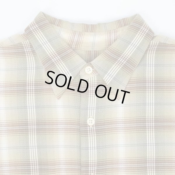 画像3: 90's J.CREW オンブレチェック柄 レーヨンシャツ (3)