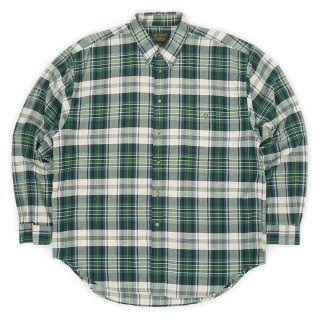 50's PENDLETON オンブレチェック柄 ウールシャツ “Green Plaid