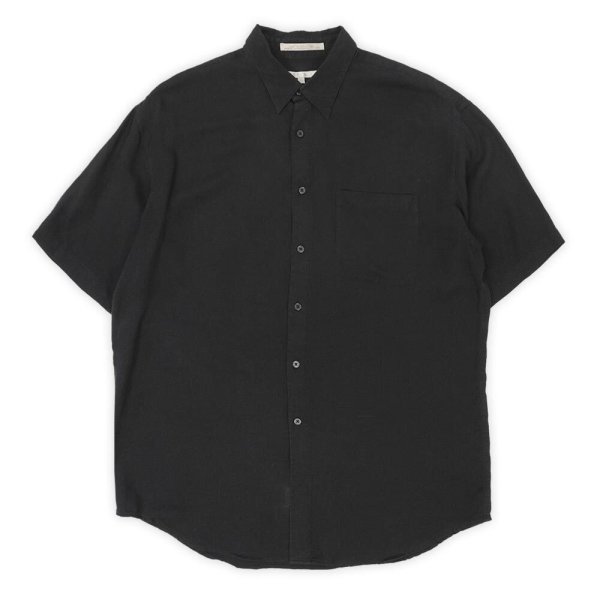 画像1: 90's PERRY ELLIS S/S レギュラカラーシャツ "SILK×RAYON" (1)