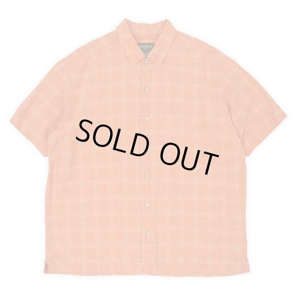 画像1: 00's Eddie Bauer S/S コットンリネンシャツ (1)