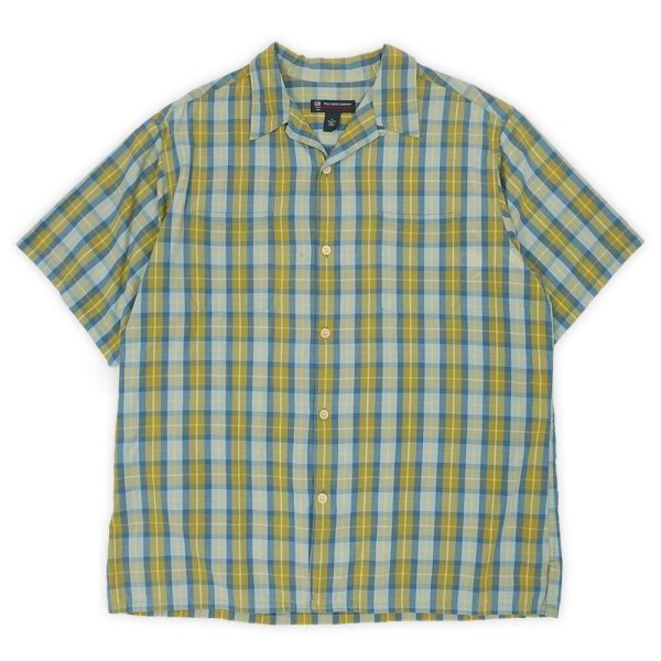 画像1: 90-00's POLO JEANS S/S オープンカラーシャツ (1)