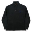 画像1: 00's Polo Ralph Lauren ハーフジップ スウェット "BLACK" (1)