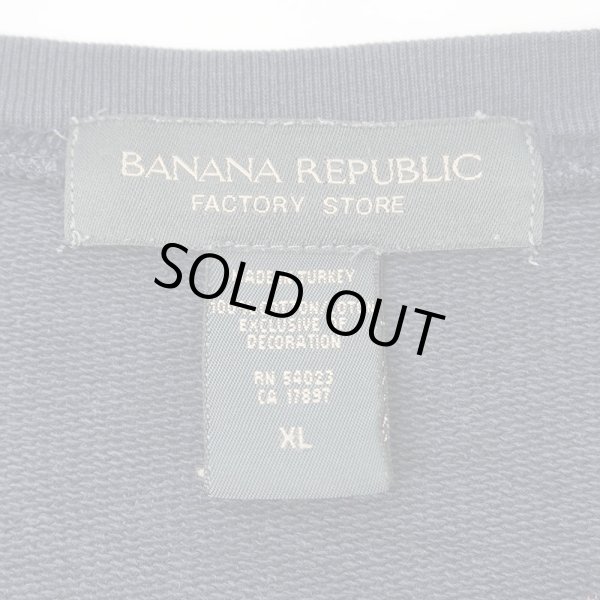 画像2: 90-00's Banana Republic ロゴプリントスウェット (2)