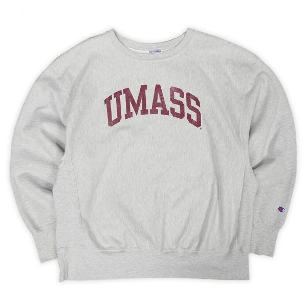 画像1: 00's Champion リバースウィーブスウェット "UMASS" (1)