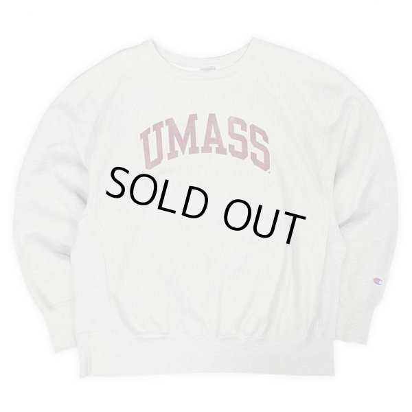 画像1: 00's Champion リバースウィーブスウェット "UMASS" (1)