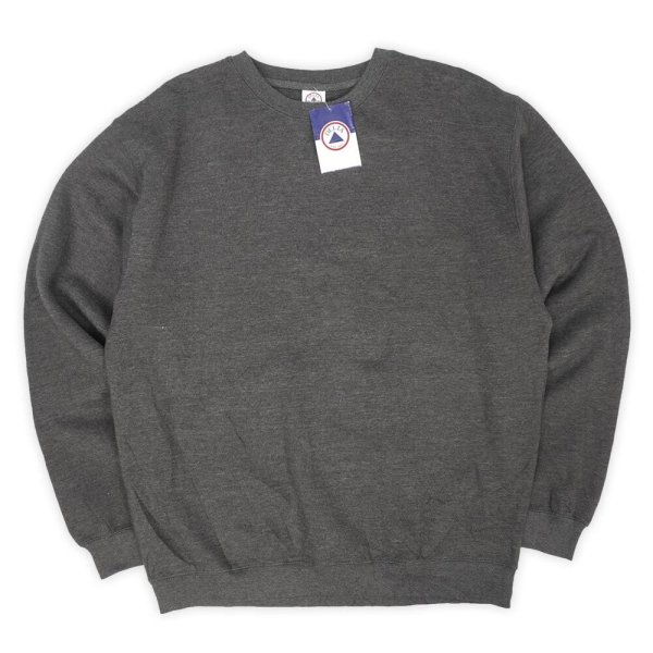 画像1: 00's DELTA ブランクスウェット "CHARCOAL HEATHER / DEADSTOCK" (1)