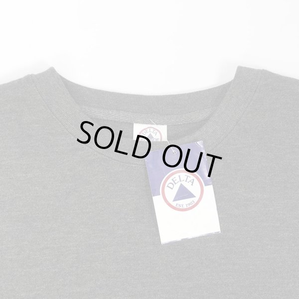 画像3: 00's DELTA ブランクスウェット "CHARCOAL HEATHER / DEADSTOCK" (3)