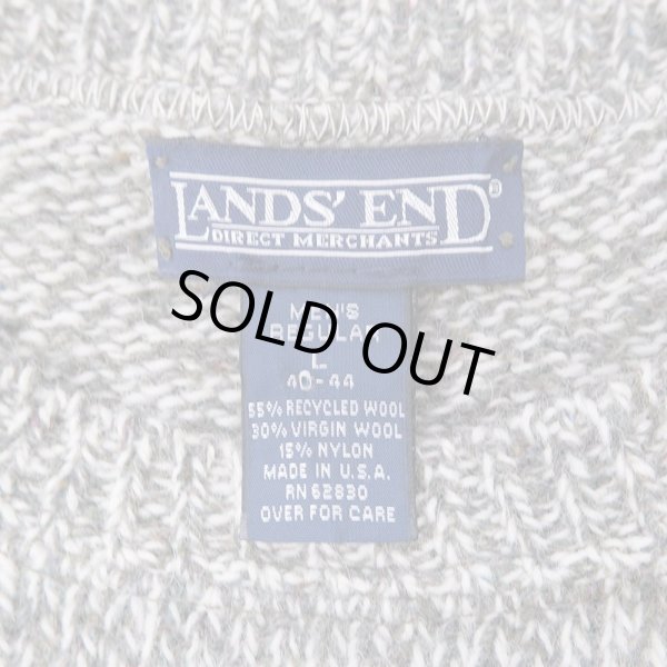 画像3: 90's LANDS' END ウールニット "MADE IN USA" (3)