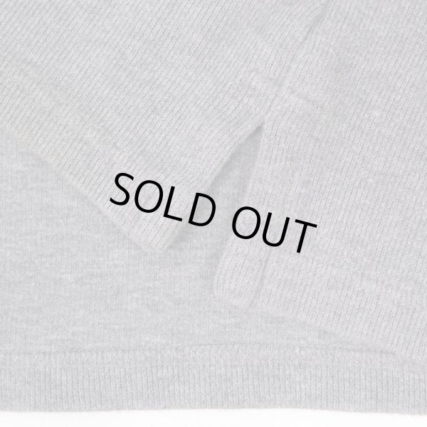 画像4: 00's Polo Ralph Lauren ハーフジップ コットンニット "GRAY" (4)