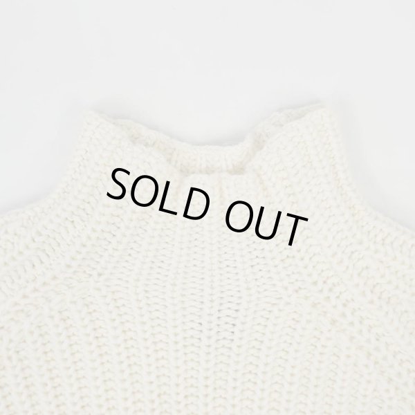 画像3: 90's LAUREN RALPH LAUREN モックネック ローゲージニット (3)