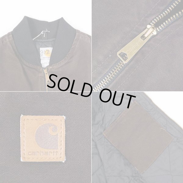 画像4: 90-00's Carhartt ダックベスト "BROWN / XL / MADE IN USA" (4)