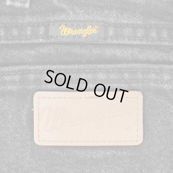 画像4: 00's Wrangler 936WBK ブラックデニムパンツ "実寸W34 L29" (4)