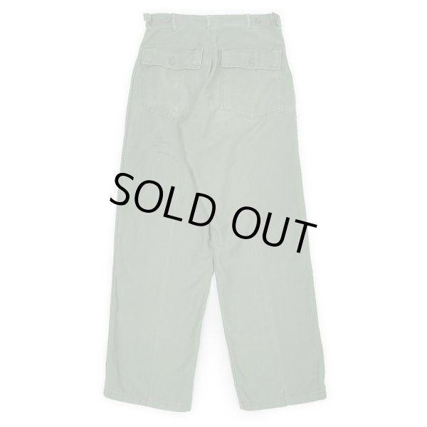 画像2: 60's US.ARMY コットンサテン ベイカーパンツ "初期型" (2)