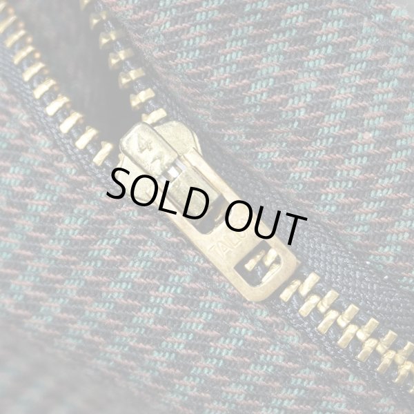 画像4: 90's DOCKERS 2タック コットントラウザー "Brown Plaid / W37 L34相当" (4)