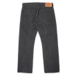 画像2: 00's Levi's 501 ブラックデニムパンツ "W36 L30" (2)