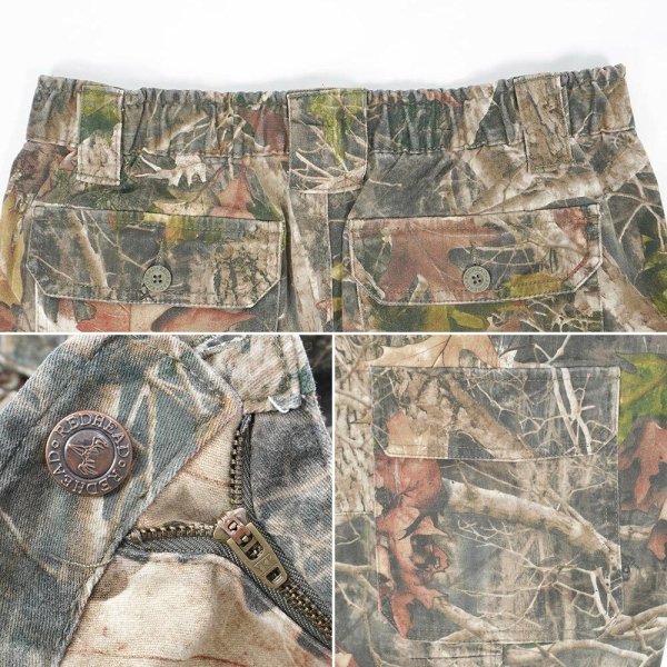 画像4: 00's RED HEAD リアルツリーカモ柄 カーゴパンツ (4)