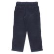 画像2: 00's 346 Brooks Brothers 2タック 太畝コーデュロイトラウザー “DARK NAVY / W36 L30” (2)