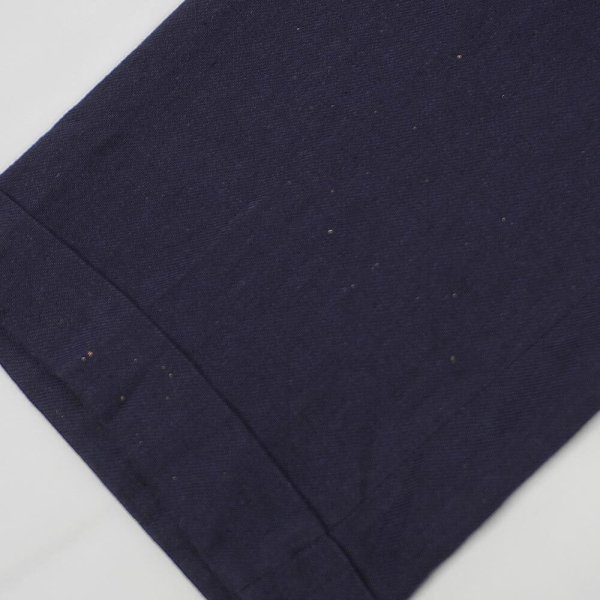 画像5: 90's Polo Ralph Lauren 2タック コットンリネントラウザー "NAVY / W38 L30" (5)