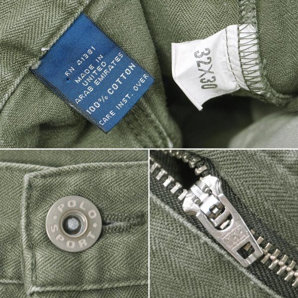 画像4: 90's POLO SPORT HBT ワークパンツ (4)