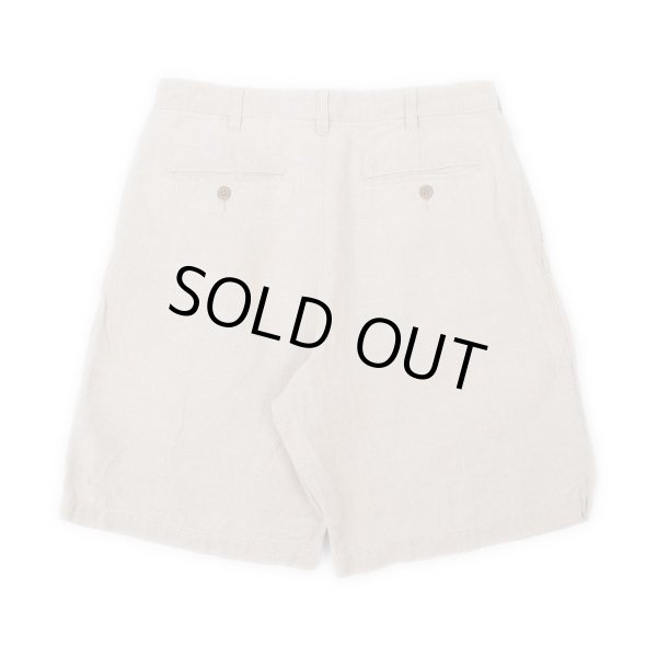 90-00's Banana Republic 2タック リネンショーツ