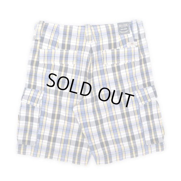 画像2: 90’s POLO JEANS チェック柄 カーゴショーツ “DEADSTOCK” (2)